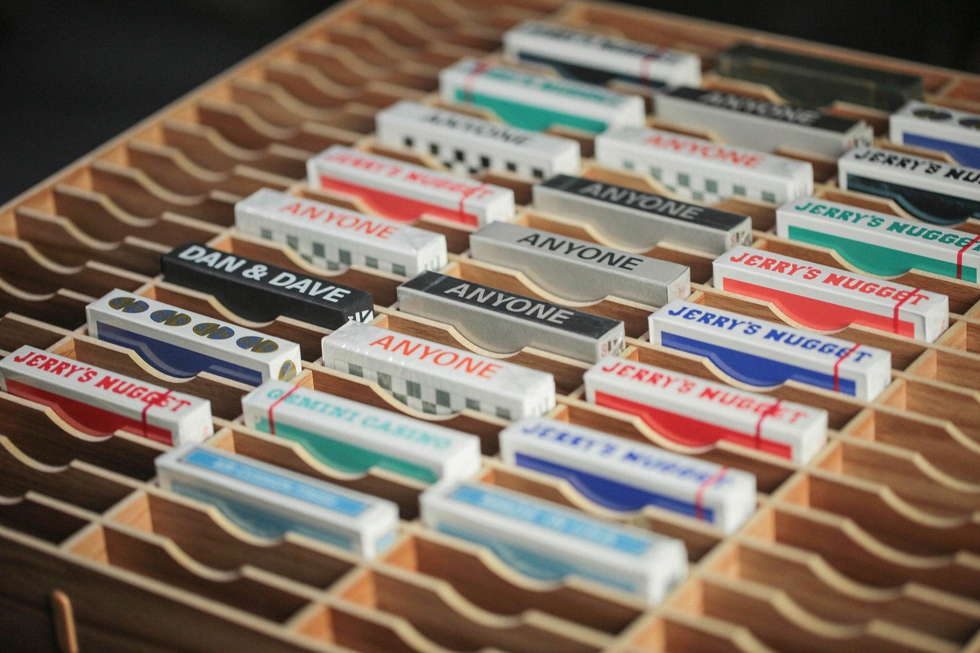 Wall Display for Playing Card Storage Playing Cards by TCC Playing Card Co.