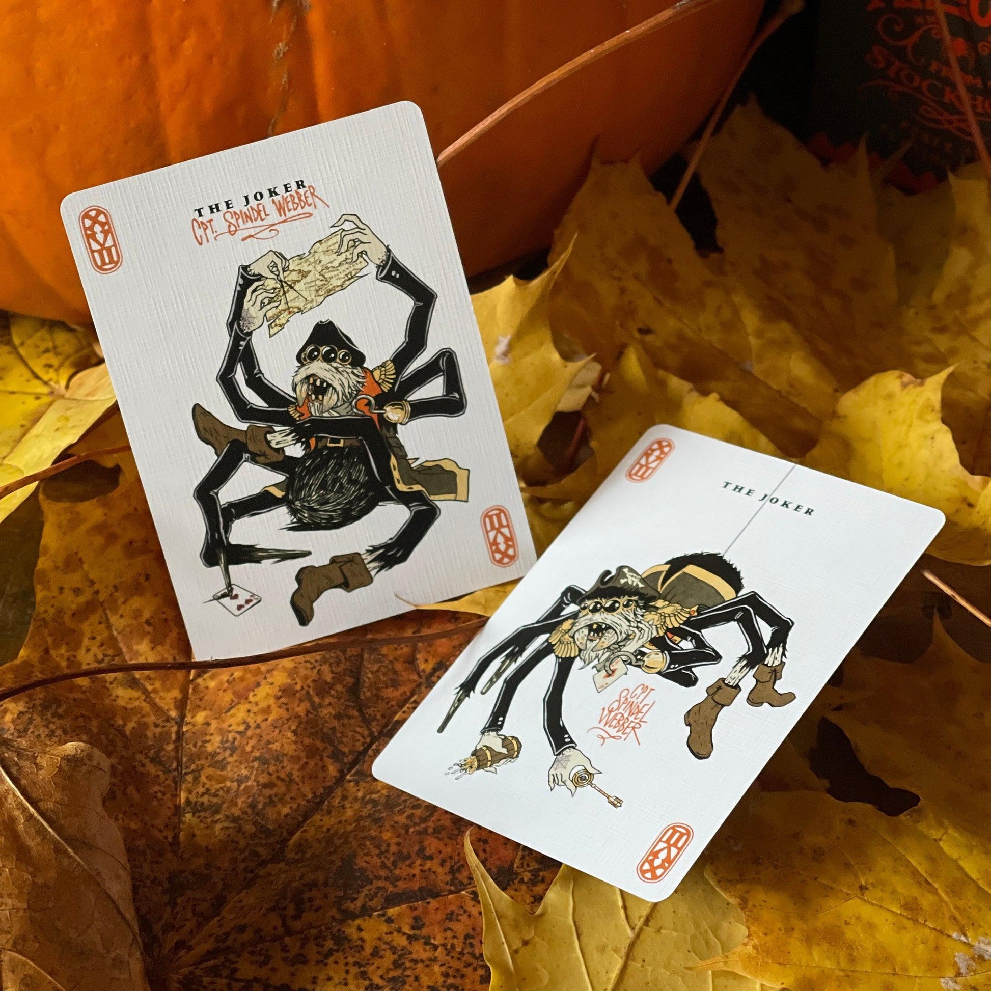 Cpt Spindel Webber - Odd Fellows Playing Cards Playing Cards by Stockholm 17