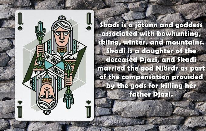 Walhalla Playing Cards - Odin Playing Cards by Playing Cards