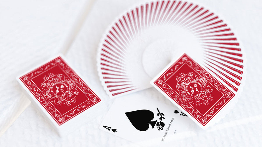 Red Roses Playing Cards by Daniel Schneider Playing Cards by Daniel Schneider