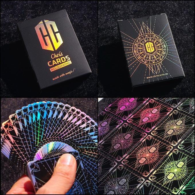 Holographic Chris Cards Playing Cards by Chris Cards