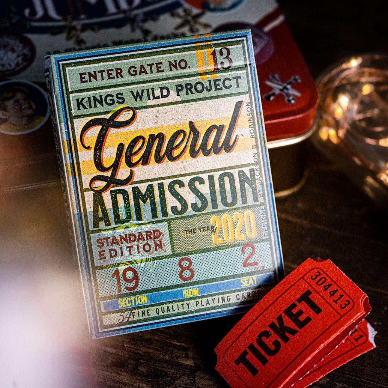 General Admission Playing Cards Playing Cards by Kings Wild Project