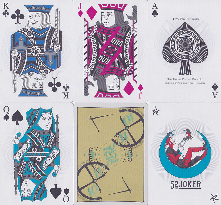 52 Plus Joker 2015 Club Playing Cards by Encarded
