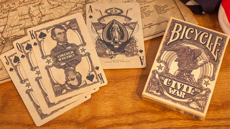 Bicycle Civil War Deck (Blue) Playing Cards by US Playing Card Co.