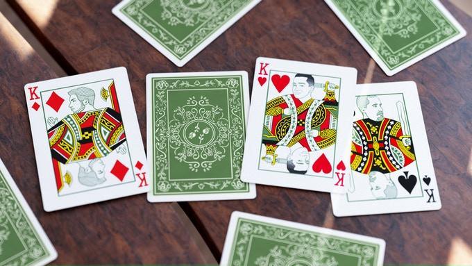 Black Roses 2nd Immergrün Edition Playing Cards by Daniel Schneider