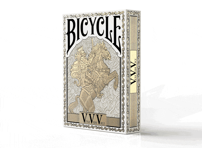 Bicycle Veni Vidi Vici Metallic Playing Cards Playing Cards by Bicycle Playing Cards