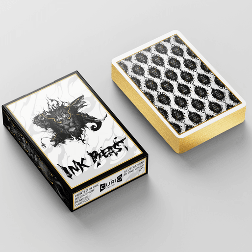 Ink Beast - Gilded Gold Edition Playing Cards by Ink Beast Playing Cards