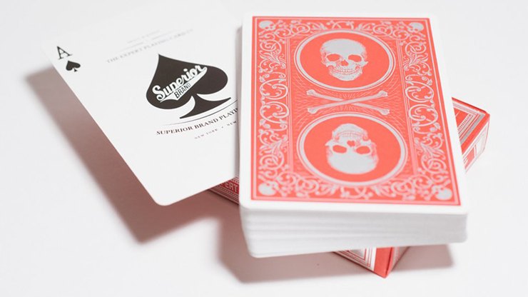 Superior Skull & Bones V2 Playing Cards by Expert Playing Card Co.