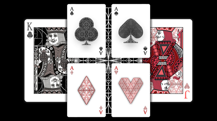 Fibs (White) Playing Cards by Cartamundi
