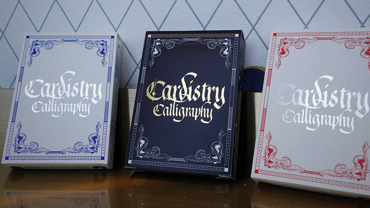 Cardistry Calligraphy Gold Foiled Edition Playing Cards by Bomb Magic