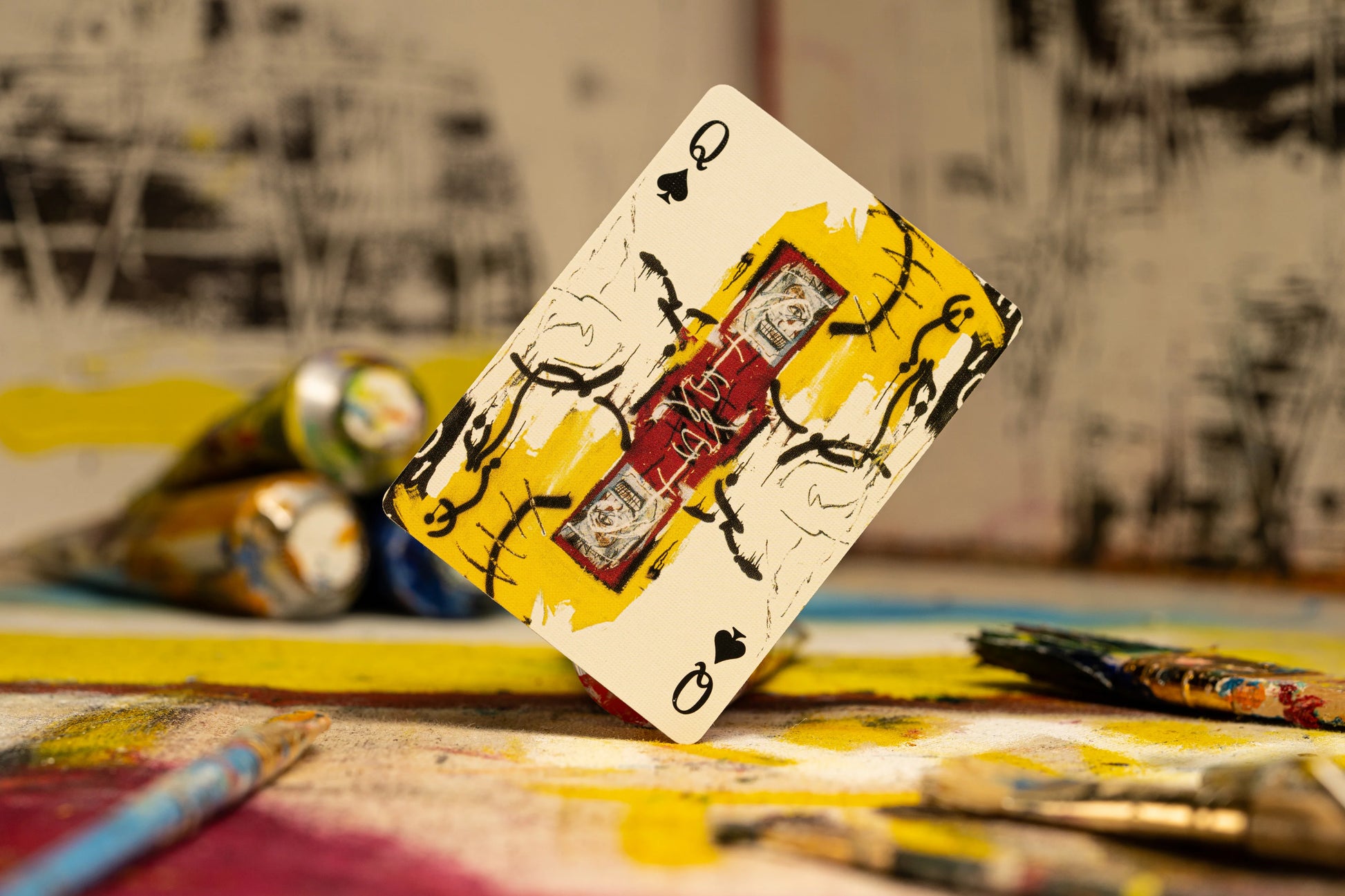 Basquiat Playing Cards Playing Cards by Theory11