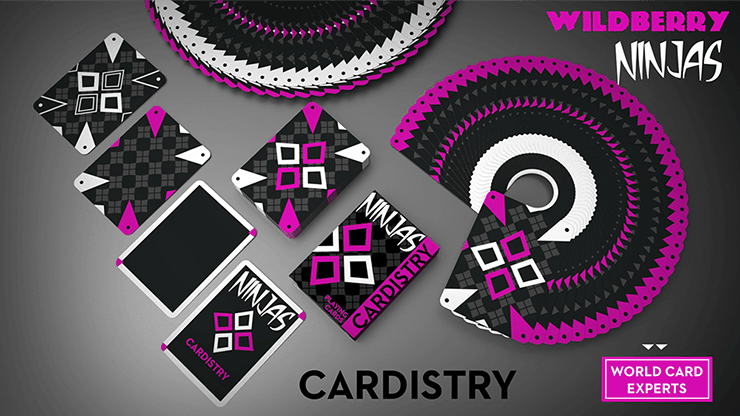 Cardistry Ninja Wildberry Playing Cards – Rare Playing Cards