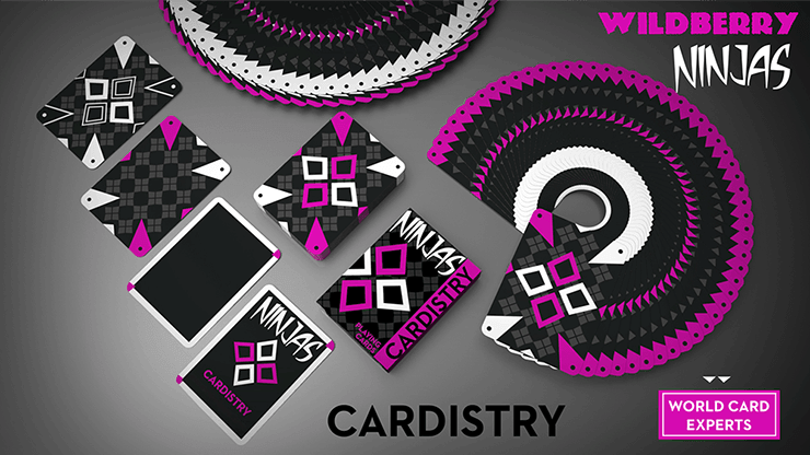 Cardistry Ninja Wildberry Playing Cards by De'vo