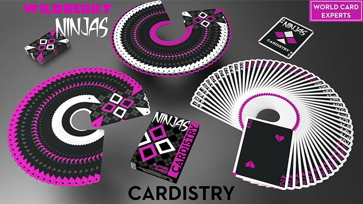 Cardistry Ninja Wildberry Playing Cards by De'vo