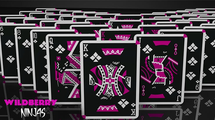 Cardistry Ninja Wildberry Playing Cards by De'vo
