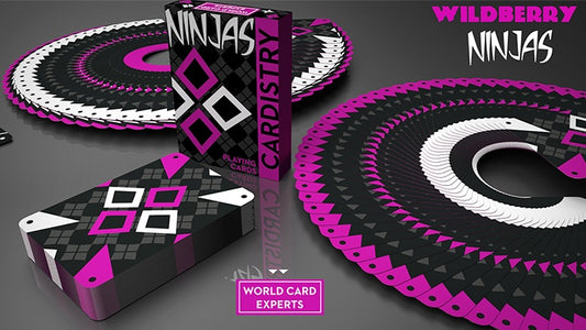 Cardistry Ninja Wildberry Playing Cards by De'vo