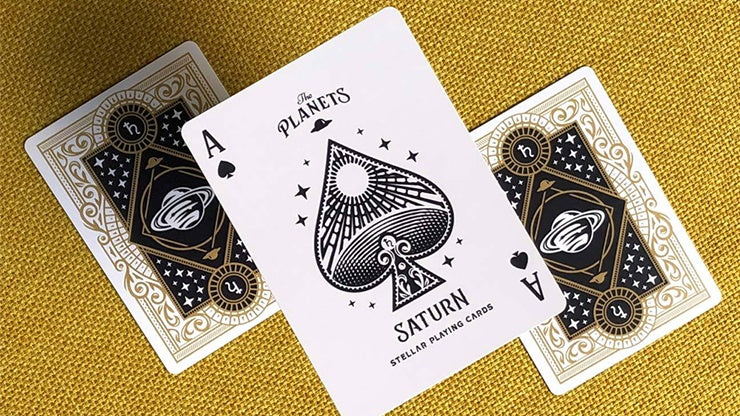 The Planets: Saturn Playing Cards by Vanda