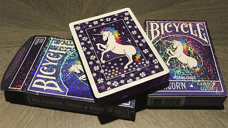 Gilded Bicycle Rainbow Unicorn Playing Cards Playing Cards by US Playing Card Co.