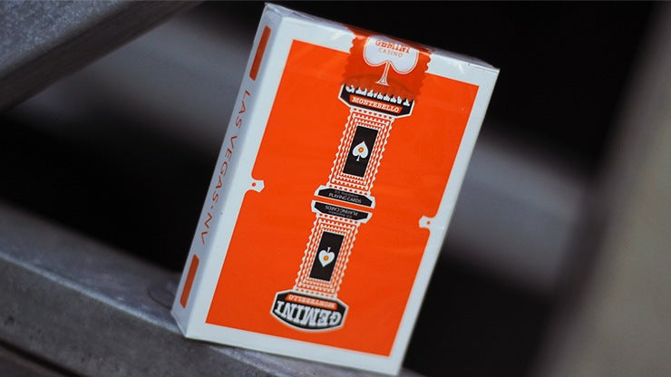 Gemini Casino Orange Playing Cards by Gemini
