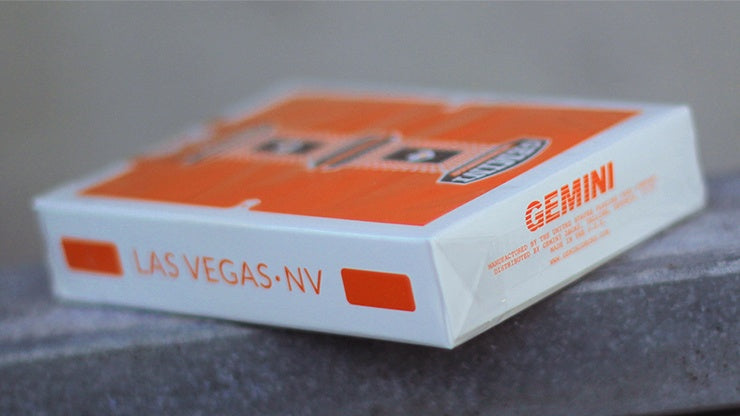 Gemini Casino Orange Playing Cards by Gemini