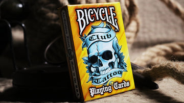 Orange Bicycle Club Tattoo Playing Cards Playing Cards by US Playing Card Co.