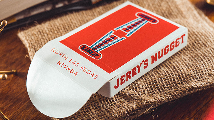 Jerry's Nuggets Vintage Feel Red Playing Cards Playing Cards by Expert Playing Card Co.
