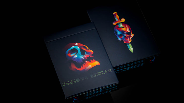 Furious Skull Playing Cards by Riffle Shuffle Playing Card Company