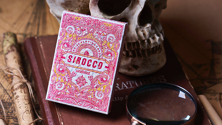 Sirocco Weathered with Numbered Seal Playing Cards Playing Cards by Riffle Shuffle Playing Card Company