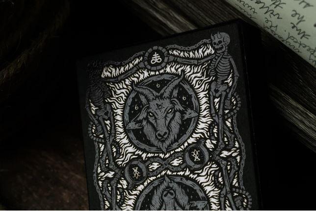 666 Silver Dark Reserve Playing Cards Playing Cards by Riffle Shuffle Playing Card Company