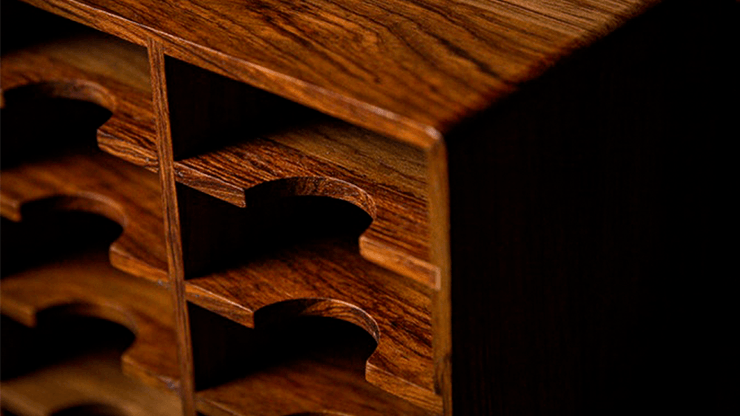 Rosewood Playing Card Storage Cabinet Playing Cards by TCC Playing Card Co.
