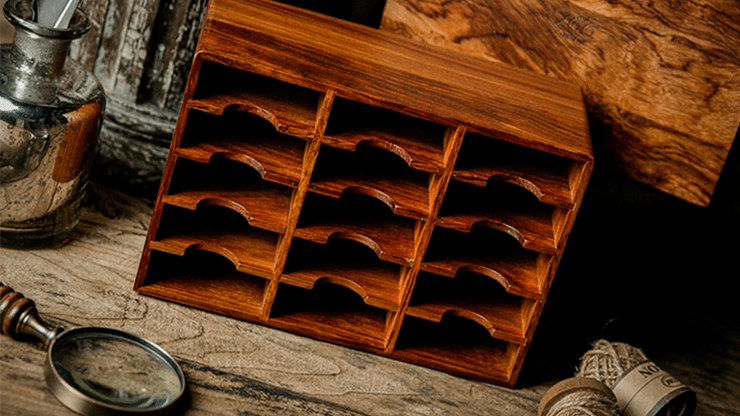 Rosewood Playing Card Storage Cabinet Playing Cards by TCC Playing Card Co.