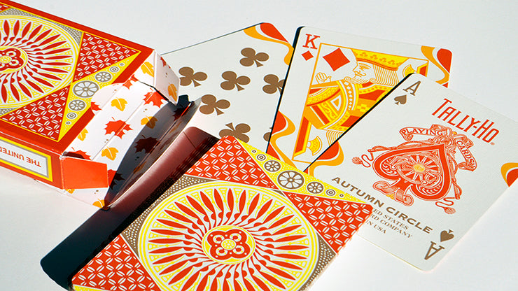 Tally-Ho Autumn Circle Back Playing Cards Playing Cards by Bicycle Playing Cards