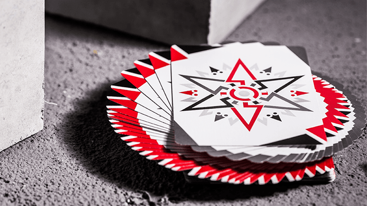 Cardistry Fanning - Red Colour Playing Cards by US Playing Card Co.