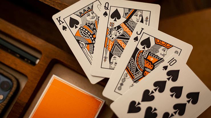 Jetsetter Playing Cards - Orange Playing Cards by Jetsetter Playing Cards