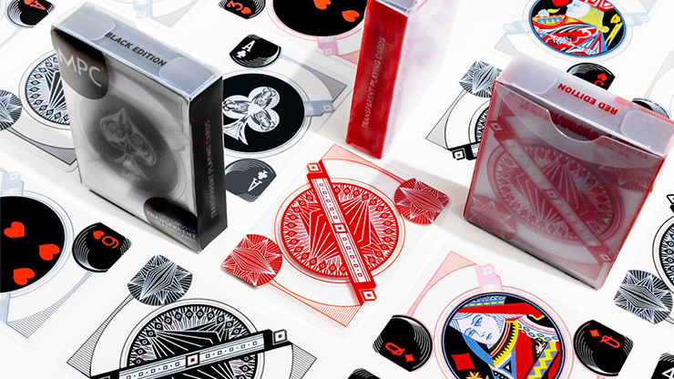 Transparent Playing Cards - Red Playing Cards by MPC