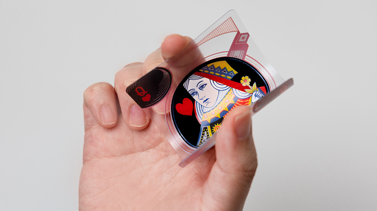 Transparent Playing Cards - Red Playing Cards by MPC