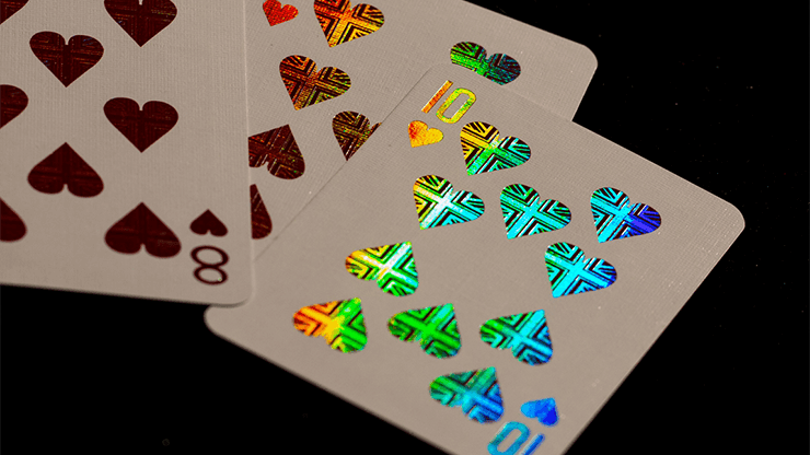 London Diffractor Double Metal Playing Card Set Playing Cards by VXD Gaming