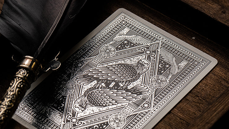 The Great Creator - Silver Collector's Edition Playing Cards by Riffle Shuffle Playing Card Company