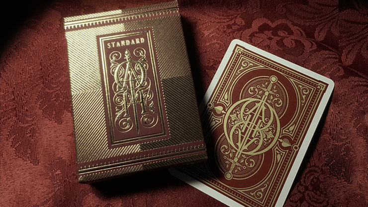 Oath Standard Playing Cards - Burgundy Playing Cards by Oath Playing Cards