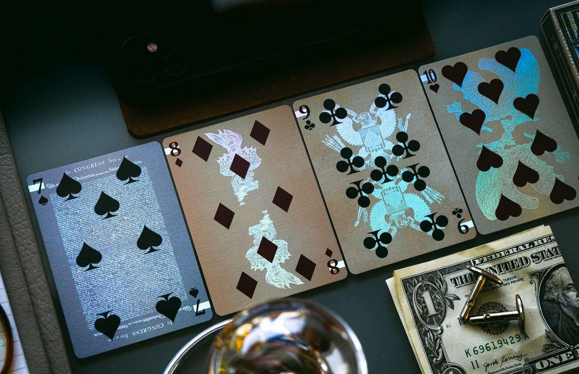Holographic Legal Tender Version II by Kings Wild Projects Playing Cards by Kings Wild Project