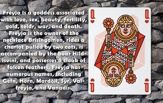 Walhalla Playing Cards - Odin Playing Cards by Playing Cards