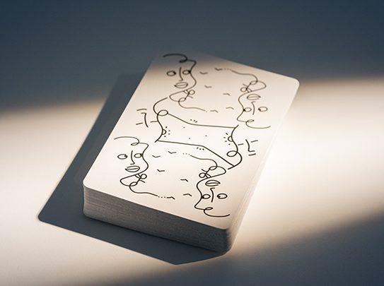 Shantell Martin Playing Cards by theory11- White Playing Cards by Theory11