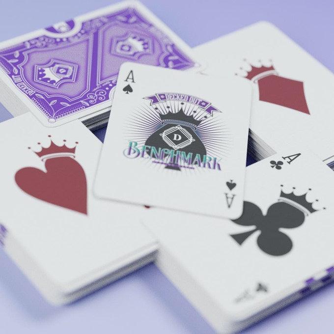 Benchmark Playing Cards - Purple Playing Cards by US Playing Card Co.