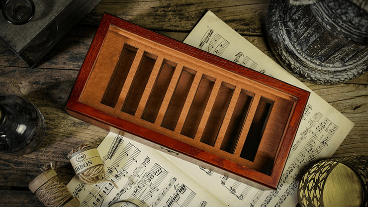 8 Deck Wooden Storage Box by TCC Playing Cards by TCC Playing Card Co.