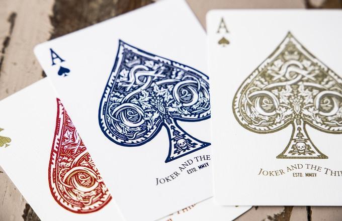 Joker and the Thief Midnight Blue Edition Playing Cards by Joker and the Thief