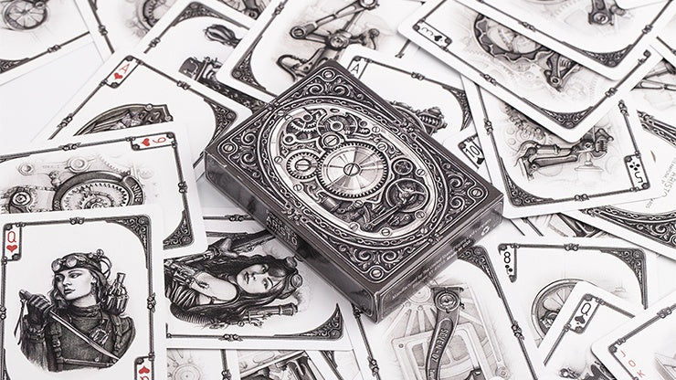 ARISTO Steampunk Playing Cards Playing Cards by RarePlayingCards.com