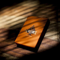 Fulton 10 Year Anniversary Sunset Orange (Disco Gold Gilded) Playing Cards