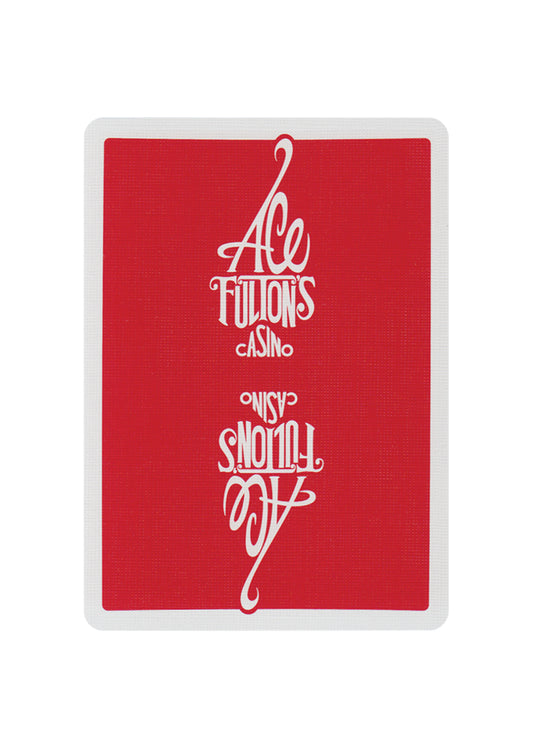 Ace Fulton's Classic Edition Red Playing Cards by Dan & Dave
