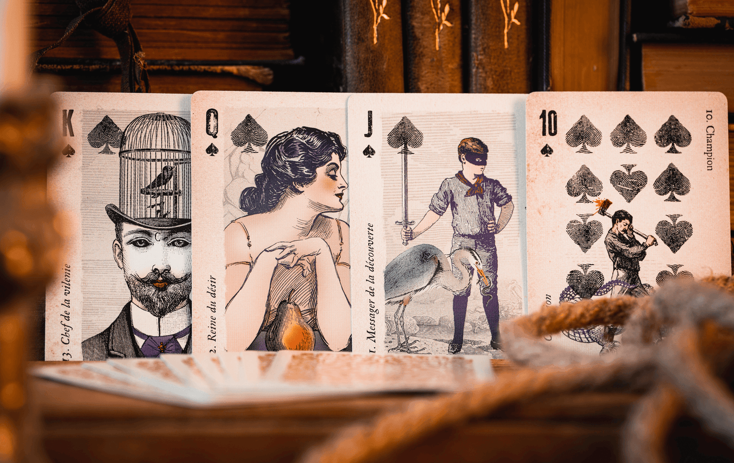 Cartomancer Clarity Playing Cards by Alain Benoit Playing Cards by Cartomancer Playing Cards