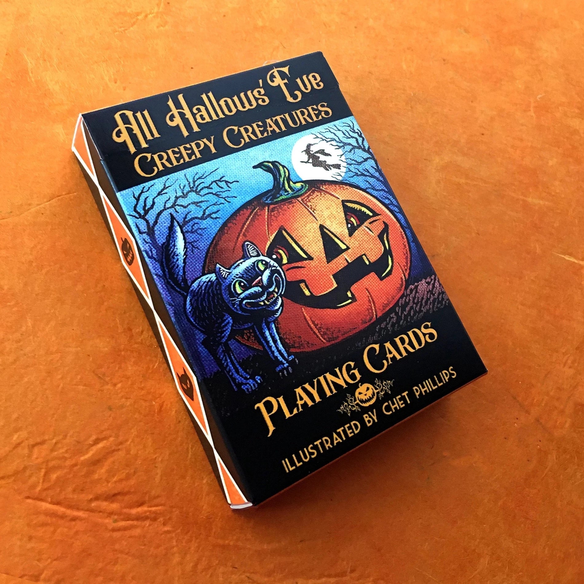 All Hallows Eve Creepy Creatures Playing Cards by ChetArt